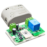 AC/DC 7V-32V White Module Plastic Module With Case Wifi+BT 1CH Remote Relay Ewelink For Alexa Google Home With 2.4G Remote