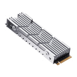 M.2 2280 SSD Cooler Radiator NVME NGFF Heat Cooler Radiator Aluminum Alloy with Thermal Silicone Pad for PS5 Game Console