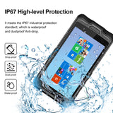 W62H 6 inch 4G Smart Mobile phone red hand terminal PDA with 1D 2D barcode NFC UHF For Windows 10