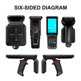 IP66 Red Android 10 4G Mobile inventory Data Collection Terminal 1d 2d Barcode Scanner Industrial Handheld Pdas for logistics