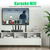 4 Channel Wireless Microphone System Home Karaok Micro Phone PA Speaker Singing Party TV Professional UHF Handheld Dynamic Mic
