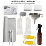 3D Printer Tool Kit with Scraper Brush Use to Transfer Cleaning Resin Vat FEP Film Build Bed Plate