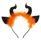 Halloween Devil Horn Hair Hoop Party Festival Cosplay Devil Horns Headband Halloween Headband Devil Horns Devil Costume Headdress