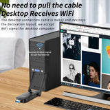 1800Mbps Adaptador Wifi 6 Usb Adapter 5G& 2.4G High Speed Network Cards Para PC Rede Wifi6 Wireless Tarjeta De Red for Win10 11