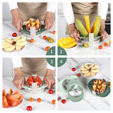 3 In 1 Fruit Slicers Set Stainless Steel Vegetables Mango Lemon Pear Orange Cutter Multifunction Kitchen Tool