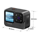 4K/30FPS WiFi Anti-shake V9 Action Camera Go with Remote Control Screen Underwater Waterproof Helmet Camcorder Drive Recorder