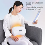 Electric Abdominal Massager - Health Care Deep Kneading Instrument for Abdomen. Vibration Body Massage Tool with Physiotherapy, Heating, and Slimming.