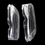 One Pair of Headlight Clear Cover Lens - Replacement for E46 3-series 4 Door (2002-2005)