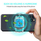 H15 Universal Mini Mobile Coog Fan Radiator Turbo Hurricane Game Cooler Cell Phone Cool Heat Sink