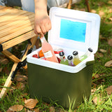 Refrigerator 13L Fresh-Keeping Incubator Large Capacity Food Storage Box Cooler Car Ice Bucket Camping BBQ Equipment
