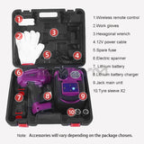 12V 5Ton 150W Rated Power Electric Tire Lifting Wireless Jacks Wrench Hydraulic Car Floor Jack with Remote control