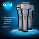 Kemei KM-2016 Hot Selling Reciprocating Floating Veneer Professional Men's Electric Shaver