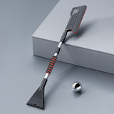 3 In 1 Car Shovel with Foam Handle Retractable Snow Remover Front Windshield Ice Scraping Defrost Broom Auto Cleaner Tool