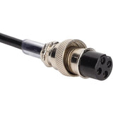 4 Pin for Cb Ham Radio Female Plug Hand Microphone Coil Spring Rope Wire Mic Cable Cord