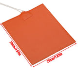 300W Pan Sump Heater 220V Universal Silicone Pad Engine Oil Tank Heating Plate Wear Biological