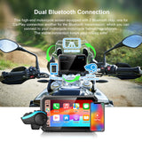 7 Inch Navigator 1000Nit Ips Toucreen Phone Motorcycle Navigation Support Wireless Carplay Android Auto Bluetooth