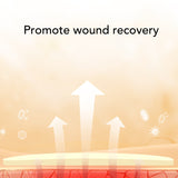 Pressure Sore Patch Silicone Foam Dressing Easy To Tear Secure Fit Strong Permeability 15 X 15cm Highly Absorbent for Elderly