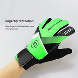 Children's Glove Latex Goalkeeper Protection Adults Teenager Anti-Slip Football Gloves Soccer Goalie