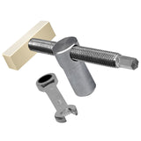 Woodworking Desktop Vise Tenon Head Brass Baffle Desktop Ratchet Locking Stainless Steel Desktop Fixture 20Mm Table Card