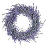 Lavender Front Door Artificial All Seasons Indoor Outdoor Floral Wreath For Wedding Party Home Wall Decor
