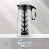 1pc 2L/64oz BPA-Free Ice Coffee Pot with Leak-Proof Lid - Perfect for Large Parties and Outdoor Events