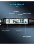 1/2" 3/8" Digital Professional Adjustable Wrench Data Save Bike Car Bicycle Repair Torque Tool Key