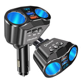 4.8A Car Charger Dual USB Chargers For Phone Tablet Android Car Cigarette Lighter with Handsfree Bluetooth 5.0 car MP3 Player