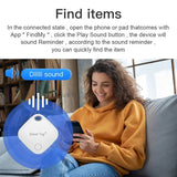 Smart Bluetooth-compatible GPS Tracker for Air Itag Via IOS Find My App to Locate Card Wallet iPad Keys Kids Dog Anti-lost Alarm