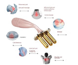 Magnetic fork meridian acid removing massage stick, magnetic prosthetic hammer to dredge lymph shujing Huoluo