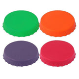 4Pcs Silicone Soda Can Lids Reusable Beverage Can Covers Airtight Can Caps Soda Beverage Beer Saver Can Lids for Keeping Soda Beer