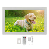 22in Smart Digital Photo Frame HD 1080P Multifunction Support Video Picture Play Music Clock Calendar 100?240V US Plug