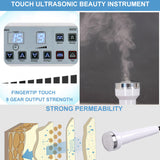 3 In 1 Ultrasonic Facial Body Machine Ultrasound Vibration Detoxification Skin Deep Cleaning Tattoo Acne Wart Dark Spot Remover