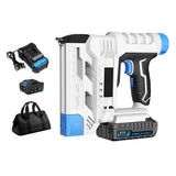 21V Rechargeable Electric Shooter Straight Door Code Air Nails F30 Lithium Battery Nail Gun Nailer