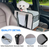 Pet Dog Bed - Waterproof Design Car Armrest Nest, Small Front Anti-Dirty Safety Seat for Cats and Dogs