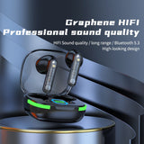 LY-80B Wireless Bluetooth Earphones Headphones Outdoor Sports Headset With Charging Bin Display Touch Control Earbuds for Music