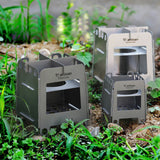 M S 105g Folding Wood Pocket Alcohol Stove User Friendly For Picnic Camping Stoves