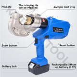 EZ-300/EZ-400Electric Tool Rechargeable Hydraulic Charging Crimping Pliers For Copper And Aluminum Wir