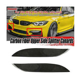 Fiber Bumper Side Splitter Canards Lip Spoiler For F80 M3 F82 F83 2015-2018