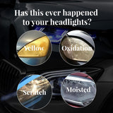 100ml Auto Headlight Repair Coating Agent Yellowing Scratches Refurbishment Brightening Cleaning Kit for Car Care