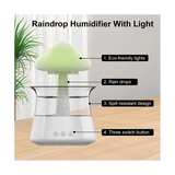 Cloud Humidifier, Essential Oil with 7 Colours LED Lights, Nano Mist Diffuser and Humidifier for Home Office