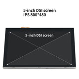 5 Inch Toucreen Monitor Compatible with Raspberry Pi Board 800x480 DSI IPS LCD Display 5-Point Touch Capacitive Screen