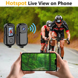 1080P Wifi Action DV Motorcycle Back Clip Life Video Recorder with 0.96inch Screen Portable Sports Camera