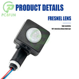 Sensor Switch Mini Human Body Infrared Motion Detector Adjustable 85-265V IP65 Waterproof Outdoor PIR LED od Light