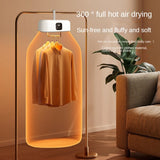 Multifunctional Electric Clothes Dryer with Remote Control and Timing - Ideal for Home Use