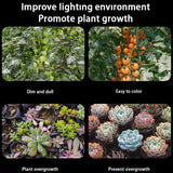 Full Spectrum Grow 24H Plant Daylight Lamp Waterproof Hydroponics Growing Light for Hydroponic Seedg Veg wer
