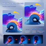 New Pulse Electric Cervical Massage Pillow - Heating Neck Stretcher Traction. Shoulder Spine Chiropractic for Muscle Relaxation.