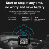 Motorcycle Monitor Mountain Bike Wireless Instrument Tire Pressure Monitoring System