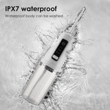 Electric Irrigator Portable Dental Water sser Teeth Cleaner Mouth Washing hine with 4 Nozzels Oral Hygiene Wireless