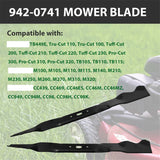 942-0741A Lawn Mulching Blade Replace 742-0741 for Troy Bilt TB280ES Craftsman 247 Series Push Mower - 21Inch Deck