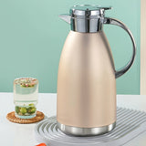 1PC 2.3L 304 Stainless Steel Thermal Pot Thermal Carafes Water Kettle European Style Home Insulation Kettle Vacuum Kettle